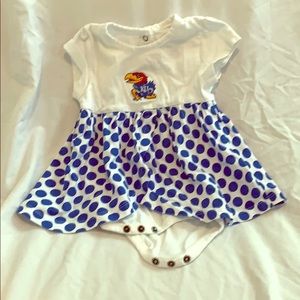 KU Jayhawks Baby Dress